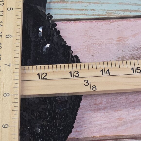 Dress The Population Black Sequin Sleeveless Mini Dress Womens XS - Picture 5 of 7